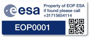 ESA Asset Label tag