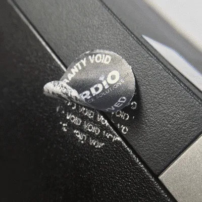 Warranty Labels <br> Round
