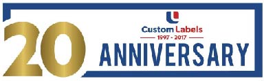 Custom Printed Labels UK. 20 Years of Business!