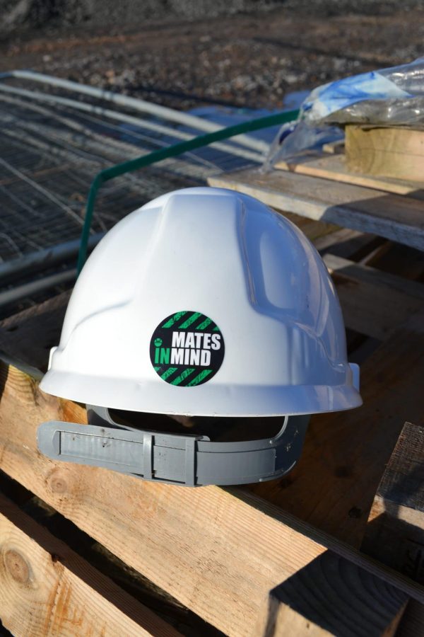 Water based adhesive for hard-hat use.