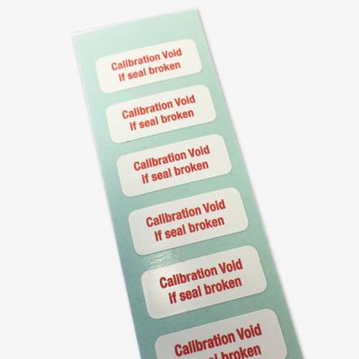 Calibration Labels Rectangular | Custom Labels