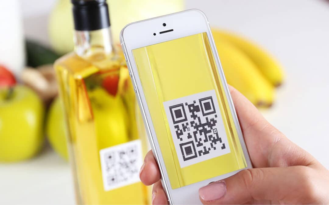 QR code transparency for products