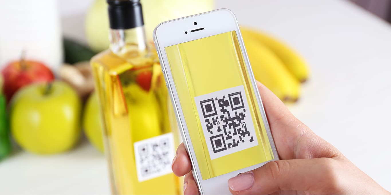 QR code transparency for products