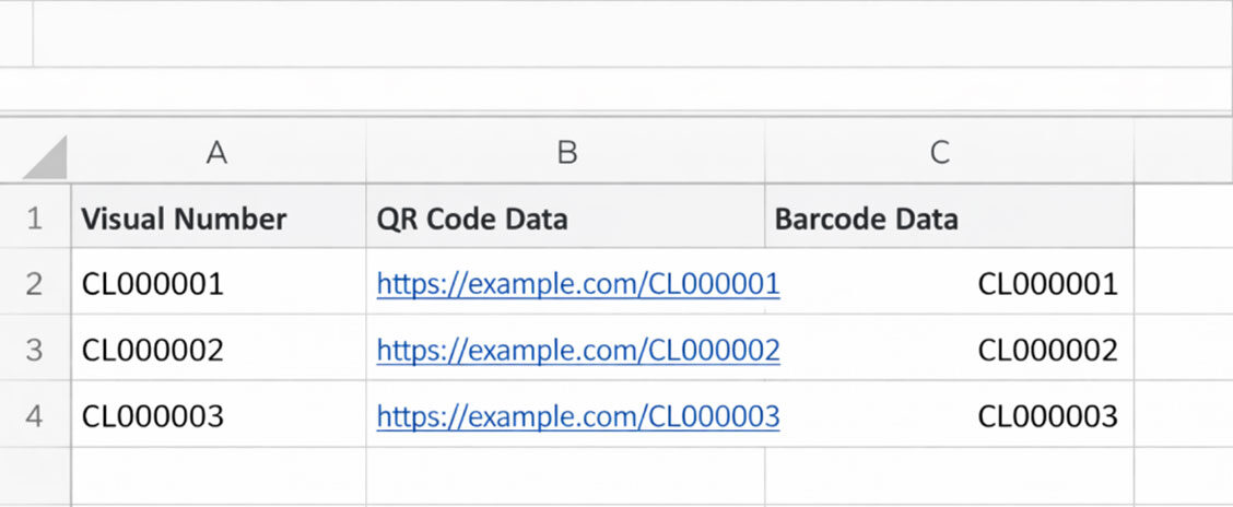 variable data example