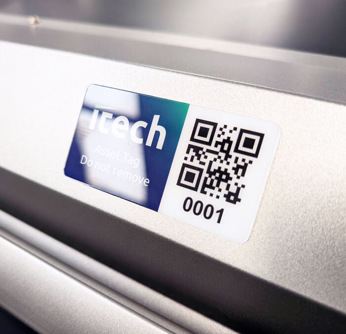 itech Ultimate MAX asset tag QR